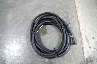 USED RV/MOTORHOME 40 FT. BLACK POWER CORD WITH MALE END ONLY