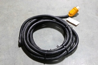 USED RV/MOTORHOME 40 FT. BLACK POWER CORD WITH TWIST LOCK END