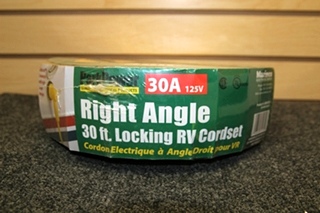 NEW PARK POWER 30A RIGHT ANGLE LOCKING RV CORDSET 30 FT. 