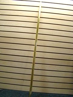 NEW OLD STOCK BRIGHT BRASS LOCK SEAM SHOWER RODS SIZE:38L