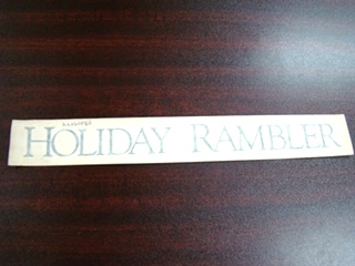 NEW RV/MOTORHOME HOLIDAY RAMBLER FLAT DECAL