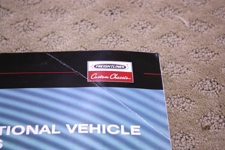 USED RECREATIONAL VEHICLE CHASSIS OPERATORS MANUAL FOR SALE