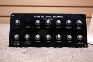 USED RV/MOTORHOME HOUSE 12V CIRCUIT BREAKER FOR SALE