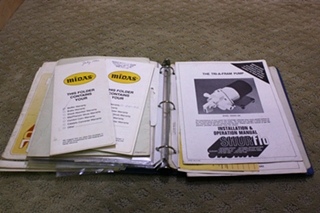 USED 1978 JIMMY MINI OWNERS MANUAL BINDER FOR SALE