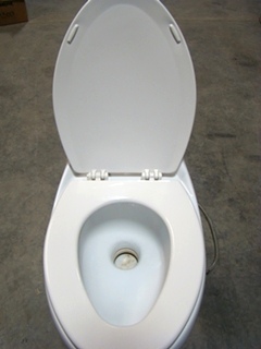 USED RV/MOTORHOME THETFORD HIGH PROFILE WHITE TOILET FOR SALE