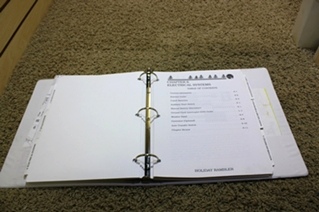 USED 1997 HOLIDAY RAMBLER ENDEAVOR OWNERS MANUAL FOR SALE