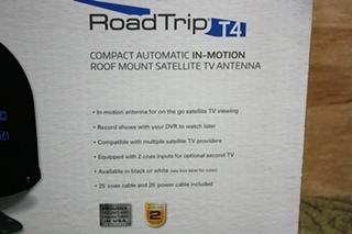 WINEGARD ROADTRIP T4 RT2035T IN-MOTION SALLITE RV TV ANTENNA FOR SALE