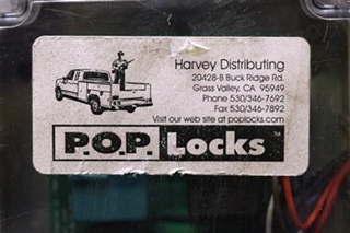 USED RV HARVERY DISTRIBUTING P.O.P. LOCKS MODULE FOR SALE