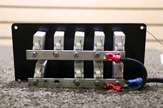 USED HOUSE 12V CIRCUIT BREAKERS PANEL RV PARTS FOR SALE