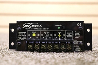 USED MORNINGSTART SUNSAVER-6 SOLAR CONTROLLER MOTORHOME PARTS FOR SALE
