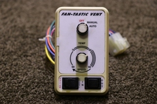 USED MOTORHOME FAN-TASTIC VENT SWITCH PANEL FOR SALE