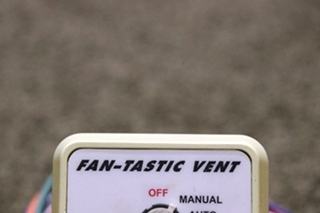 USED MOTORHOME FAN-TASTIC VENT SWITCH PANEL FOR SALE