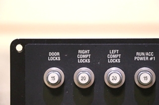 USED RV/MOTORHOME CIRCUIT BREAKER BOARD FOR SALE