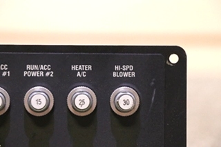 USED RV/MOTORHOME CIRCUIT BREAKER BOARD FOR SALE