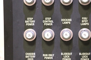 USED RV/MOTORHOME CIRCUIT BREAKER BOARD FOR SALE