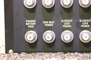 USED RV/MOTORHOME CIRCUIT BREAKER BOARD FOR SALE