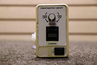 USED FAN-TASTIC VENT SWITCH PANEL MOTORHOME PARTS FOR SALE