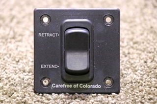 USED RV CAREFREE OF COLORADO AWNING RETRACT / EXTEND SWITCH PANEL