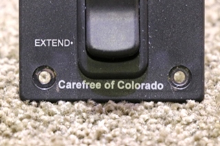 USED RV CAREFREE OF COLORADO AWNING RETRACT / EXTEND SWITCH PANEL