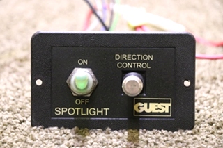 USED GUEST SPOTLIGHT CONTROL SWITCH PANEL RV/MOTORHOME PARTS FOR SALE