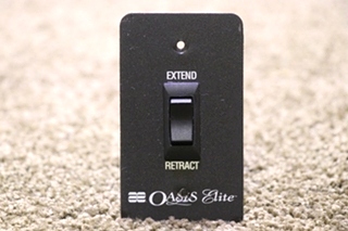 USED AE OASIS ELISTE EXTEND / RETRACT SWITCH PANEL RV/MOTORHOME PARTS FOR SALE