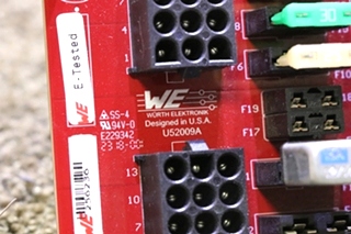 USED MOTORHOME WURTH ELEKTRONIK BREAKER BOX 12V LOAD CENTER CONTROL BOARD FOR SALE