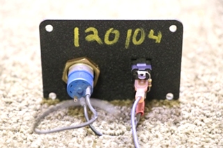 USED RV/MOTORHOME 12 VOLT CAREFREE ONE-TOUCH SWITCH PANEL FOR SALE