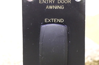 USED ENTRY DOOR AWNING EXTEND/RETRACT SWITCH PANEL RV PARTS FOR SALE
