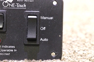 USED CAREFREE 12V ONE-TOUCH REMOTE PLUS AUTO RETRACT SWITCH PANEL MOTORHOME PARTS FOR SALE