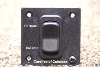 USED RV/MOTORHOME RETRACT / EXTEND CAREFREE OF COLORADO SWITCH PANEL FOR SALE
