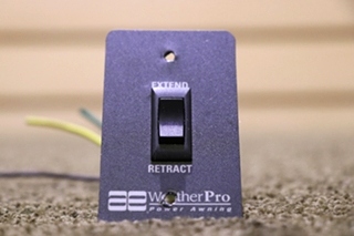 USED EXTEND/RETRACT AE WEATHERPRO POWER AWNING SWITCH PANEL MOTORHOME PARTS FOR SALE