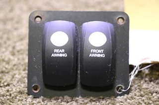 USED MOTORHOME REAR & FRONT AWNING SWITCH PANEL FOR SALE