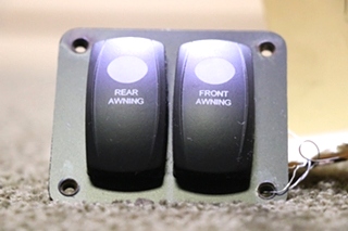 USED MOTORHOME REAR & FRONT AWNING SWITCH PANEL FOR SALE