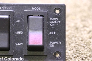 USED CAREFREE OF COLORADO SWITCH PANEL MOTORHOME PARTS FOR SALE