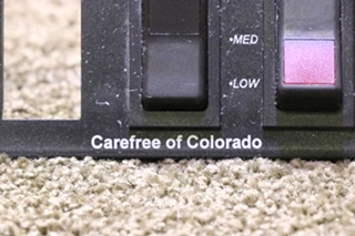 USED CAREFREE OF COLORADO SWITCH PANEL MOTORHOME PARTS FOR SALE