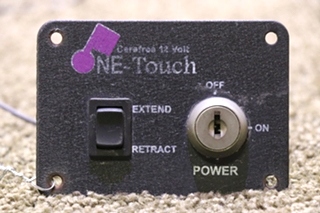 USED MOTORHOME CAREFREE 12 VOLT ONE-TOUCH SWITCH PANEL FOR SALE