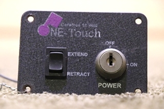 USED MOTORHOME CAREFREE 12 VOLT ONE-TOUCH SWITCH PANEL FOR SALE