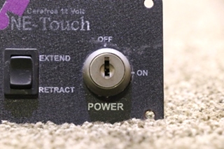 USED MOTORHOME CAREFREE 12 VOLT ONE-TOUCH SWITCH PANEL FOR SALE