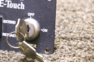 USED 12 VOLT CAREFREE ONE-TOUCH SWITCH PANEL RV PARTS FOR SALE