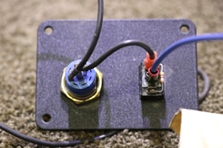 USED 12 VOLT CAREFREE ONE-TOUCH SWITCH PANEL RV PARTS FOR SALE
