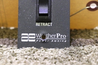 USED AE WEATHERPRO POWER AWNING EXTEND/RETRACT SWITCH PANEL RV PARTS FOR SALE