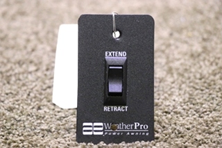 USED EXTEND / RETRACT AE WEATHERPRO POWER AWNING SWITCH PANEL MOTORHOME PARTS FOR SALE