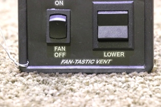 USED FAN-TASTIC VENT SWITCH PANEL MOTORHOME PARTS FOR SALE