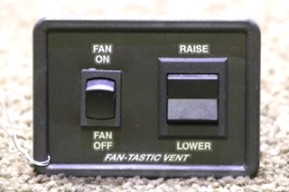USED FAN-TASTIC VENT SWITCH PANEL MOTORHOME PARTS FOR SALE