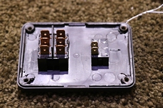 USED BLACK FAN-TASTIC VENT SWITCH PANEL RV/MOTORHOME PARTS FOR SALE