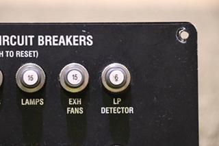 USED MOTORHOME HOUSE 12V CIRCUIT BREAKERS FOR SALE