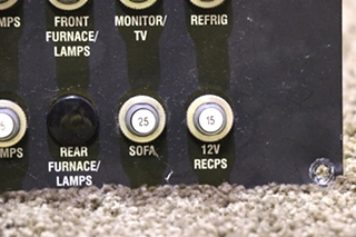 USED MOTORHOME HOUSE 12V CIRCUIT BREAKERS FOR SALE