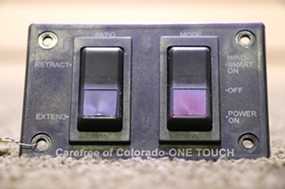 USED CAREFREE OF COLORADO - ONE TOUCH SWITCH PANEL RV/MOTORHOME PARTS FOR SALE