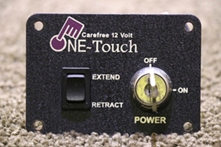 USED CAREFREE 12 VOLT ONE TOUCH KEY & SWITCH PANEL MOTORHOME PARTS FOR SALE