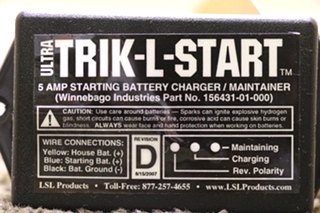 USED RV/MOTORHOME 156431-01-000 ULTRA TRIK-L-START BATTERY CHARGER / MAINTAINER FOR SALE